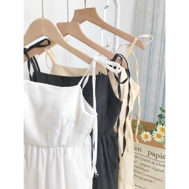 váy babydoll oganza tầng nơ TH( mút ngực+dây kéo) | BigBuy360 - bigbuy360.vn