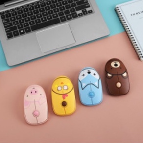 CHUỘT KHÔNG DÂY WIRELESS BOSSTON Q15 SIÊU DỄ THƯƠNG THEO PHONG CÁCH HOẠT HÌNH LƯỚT SIÊU LÁNG