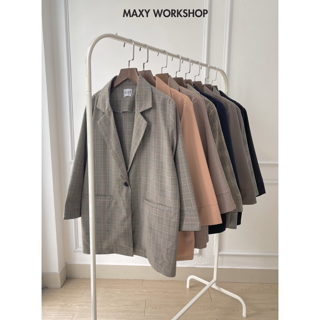 Tổng hợp áo khoác blazer phong cách Hàn Quốc Maxy Workshop