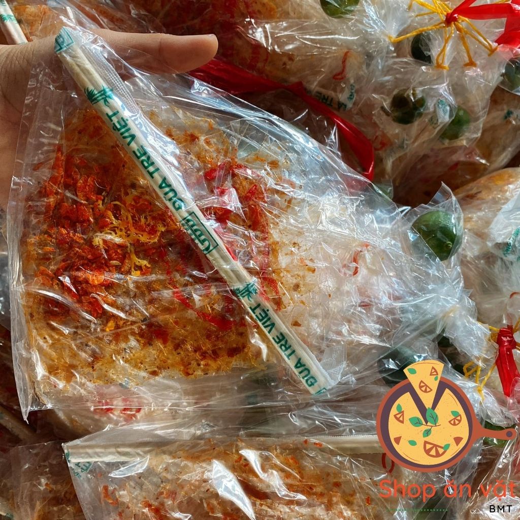Bánh tráng tự trộn Bon Bon bánh tráng trộn sa tế tắc hành phi Tây Ninh - 14020189