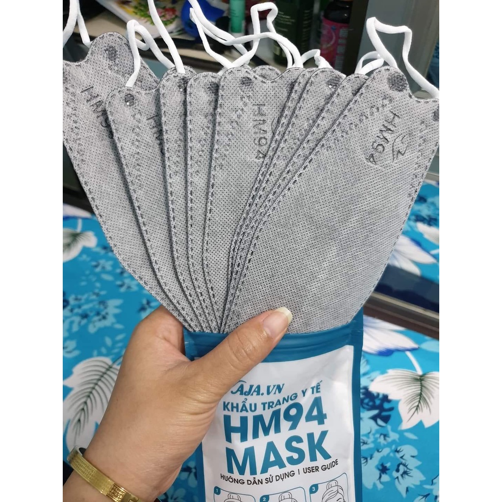 SET 10 CÁI Khẩu Trang KF94 ĐỦ MÀU HD Mask, HM94, Tây Sài Gòn Đủ Màu Kiểu Hàn Quốc Đạt Tiêu Chuẩn An Toàn Ôm Sát Mặt