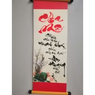 Tranh thư Pháp về CHA MẸ nhiều mẫu