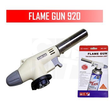 KHÒ GA Cầm TAY TRẮNG HÀN QUỐC FLAME GU N 920 dùng cho bình gas mini