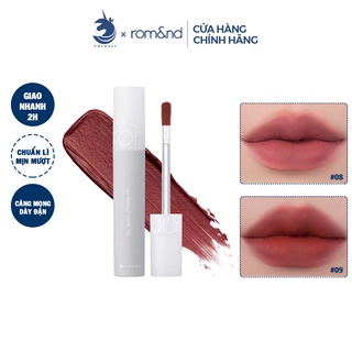 Son kem lì, siêu mịn mượt môi romand see-through matte tint 3.8g
