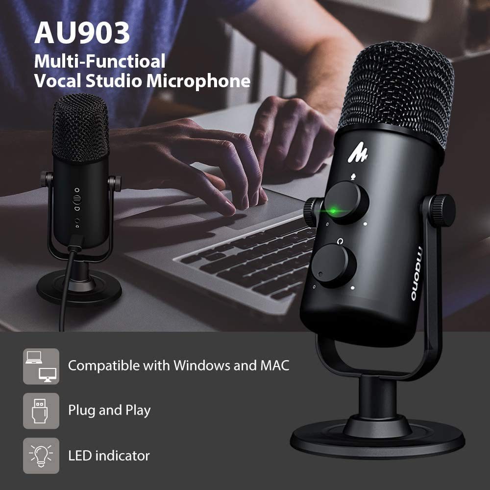 Micro thu âm Maono AU-903 USB Condenser Microphone