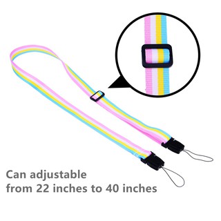 Fujifilm Instax Mini Film Camera Strap Rainbow Shoulder Strap