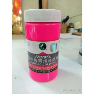 Sơn acrylic maries hồng phát sáng nhẹ