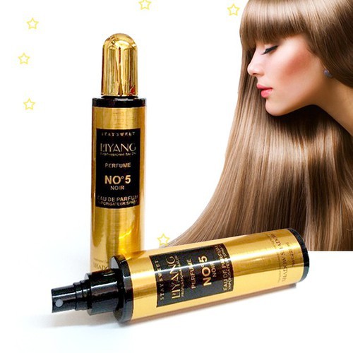 Xịt Dưỡng Tóc Hương Nước Hoa Liyang No5 (220ml) – chất chăm sóc làm mềm giữ màu tóc