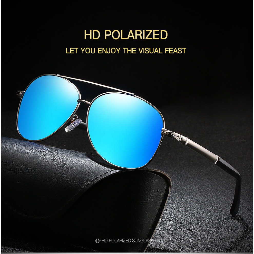 Kính râm phân cực nam nữ Kính lái xe ban đêm chống chói kính lái xe phân cực