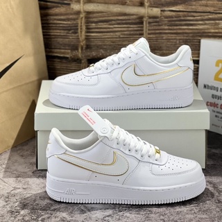 Giày AF1 Trắng Vạch Vàng Cao Cấp (Full Box+Free Ship)