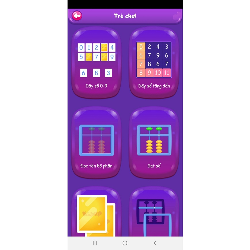 Kids Up soroban cho bé 1 năm