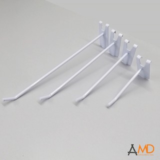 Móc đơn cài lưới mạ sơn kẽm trắng/ đen