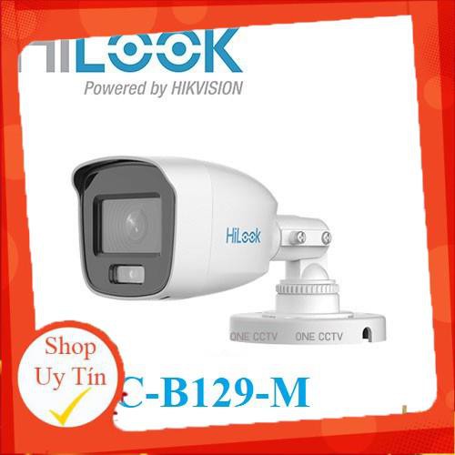 [Mã 154ELSALE2 giảm 7% đơn 300K] Camera HD-TVI COLORVU 2.0 Megapixel HILOOK THC-B129-M - Hàng chính hãng