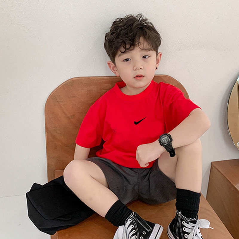 Áo Thun Ngắn Tay Mùa Hè Phong Cách Mới 2022 Cho Bé Trai Bé Gái