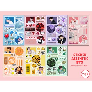 [HÀNG CÓ SẴN] Sticker Aesthetic BTS