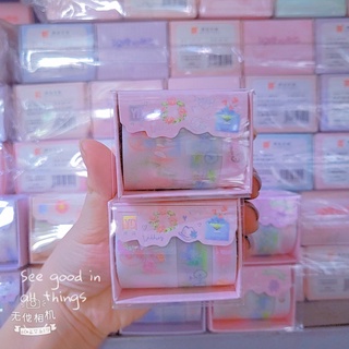 HỘP 3 CUỘN BĂNG DÍNH WASHI