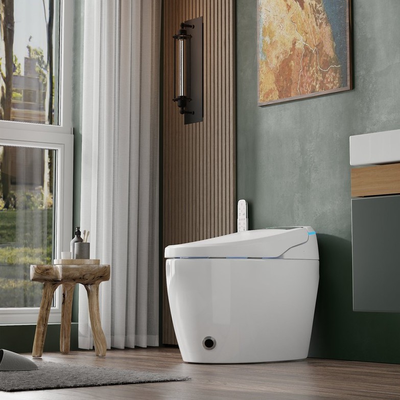 Bồn cầu thông minh tự động bệt thông minh Thiết Bị Vệ Sinh Cao Cấp BELLUX smart intelligent toilet