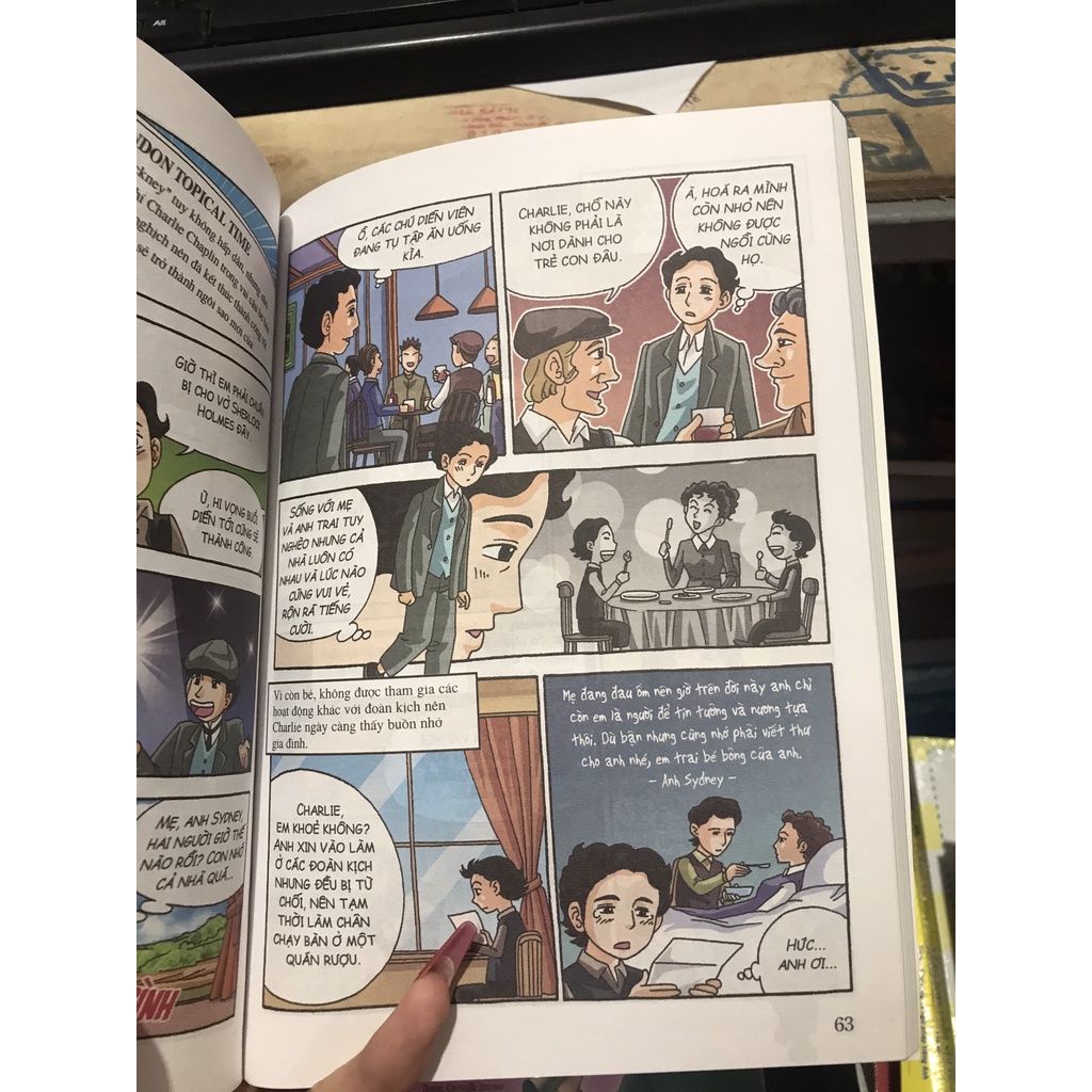 Sách - Chuyện kể về danh nhân thế giới Who? Charlie Chaplin