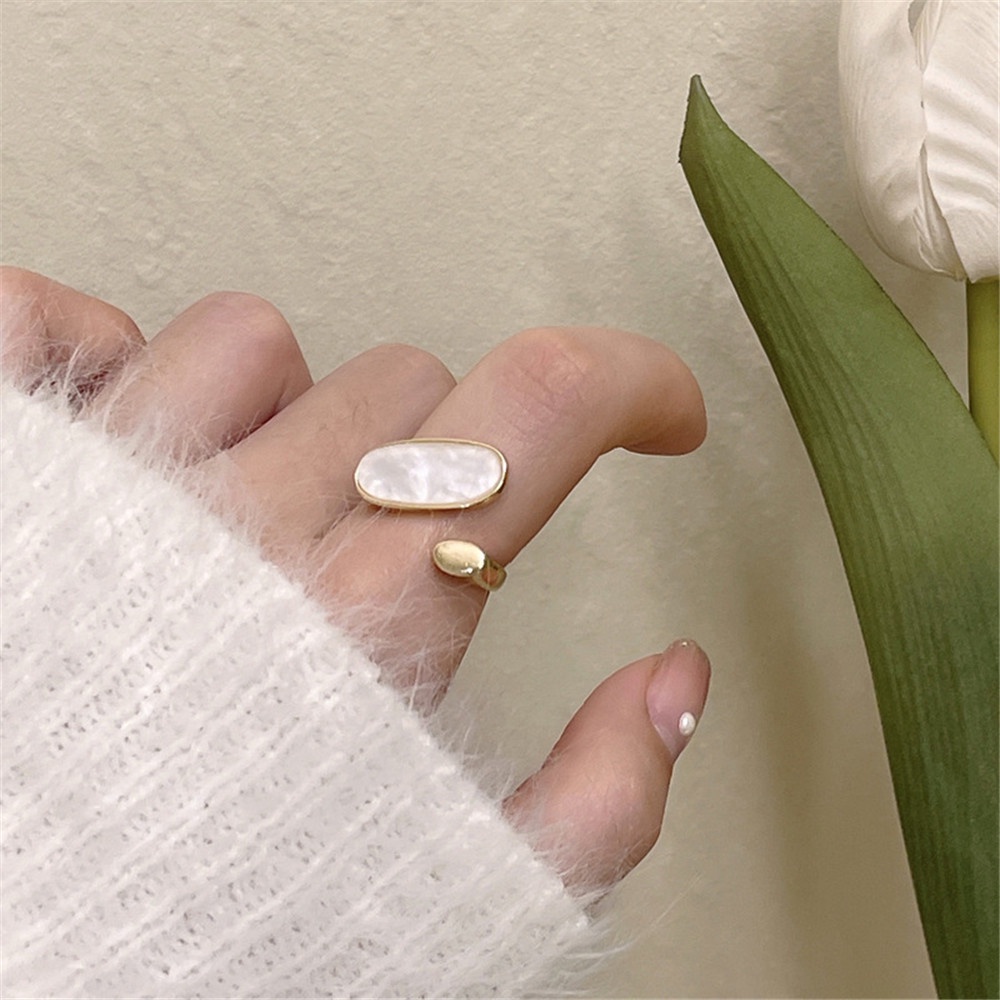 1 Nhẫn Đeo Ngón Tay Thiết Kế Hình Học Đơn Giản Phong Cách Nhật Hàn Thời Trang Cho Nữ