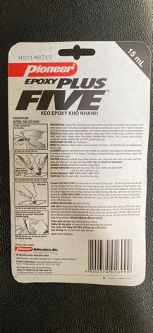 Keo Epoxy 2 thành phần đa năng 15ml
