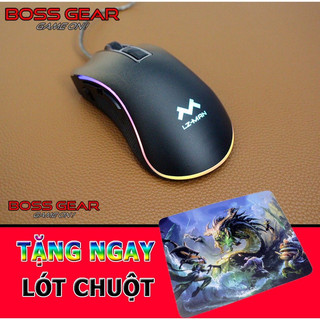 [Mã SKAMPUSHA7 giảm 8% đơn 250k]Chuột Gaming LZ-MAN M308 ( LED RGB ,Pixart 3325,5000 DPI )