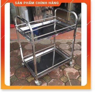 xe đẩy 2 tầng và 3 tầng inox