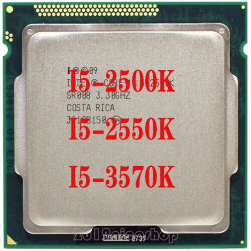 CPU intel socket 1155 i5-2500K, i5-3570K lắp cho máy tính bàn