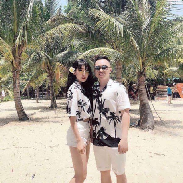 Áo đôi cây dừa hot hit/ ảnh thật shop chụp