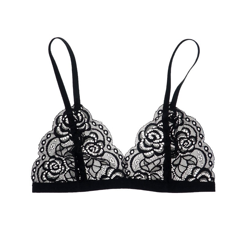 Áo bralette phối ren hoa gợi cảm cho nữ