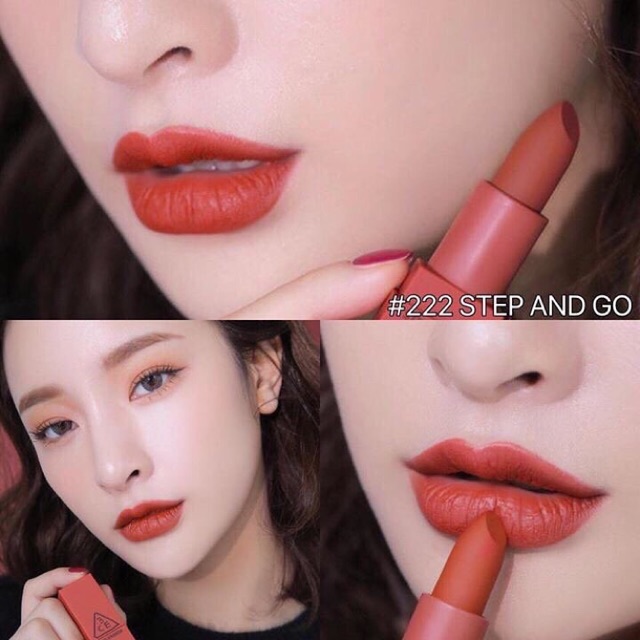 3CE - Son Thỏi Lip Color màu 909,221,222