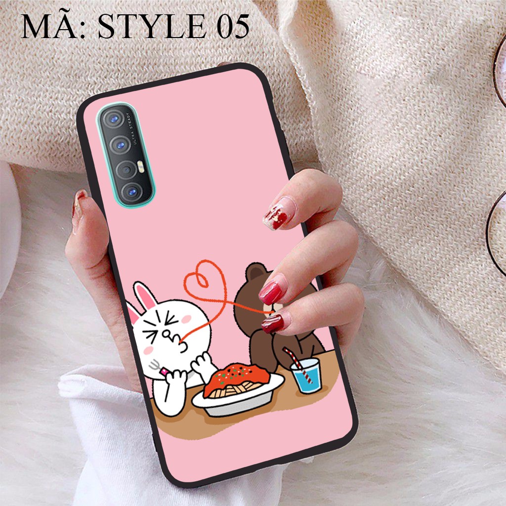 Ốp lưng Oppo Reno 3 Pro viền dẻo TPU BST Phong Cách Trẻ Trung