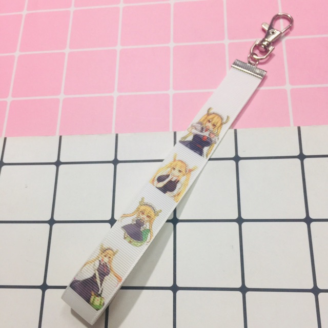 Móc nametag  dây strap maid dragon