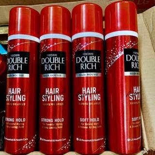 MOUSSE BỌT TẠO KIỂU TÓC DOUBLE RICH 150ML