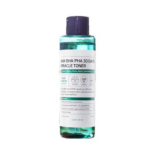 Nước Hoa Hồng Ngừa Mụn Some By Mi AHA-BHA-PHA 30 Days Miracle Toner 150ml