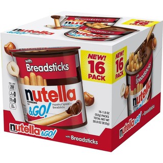 [USA]1 Thùng Nutella Bánh Que Chấm Chocolate (Thùng 16 hộp 53gr)