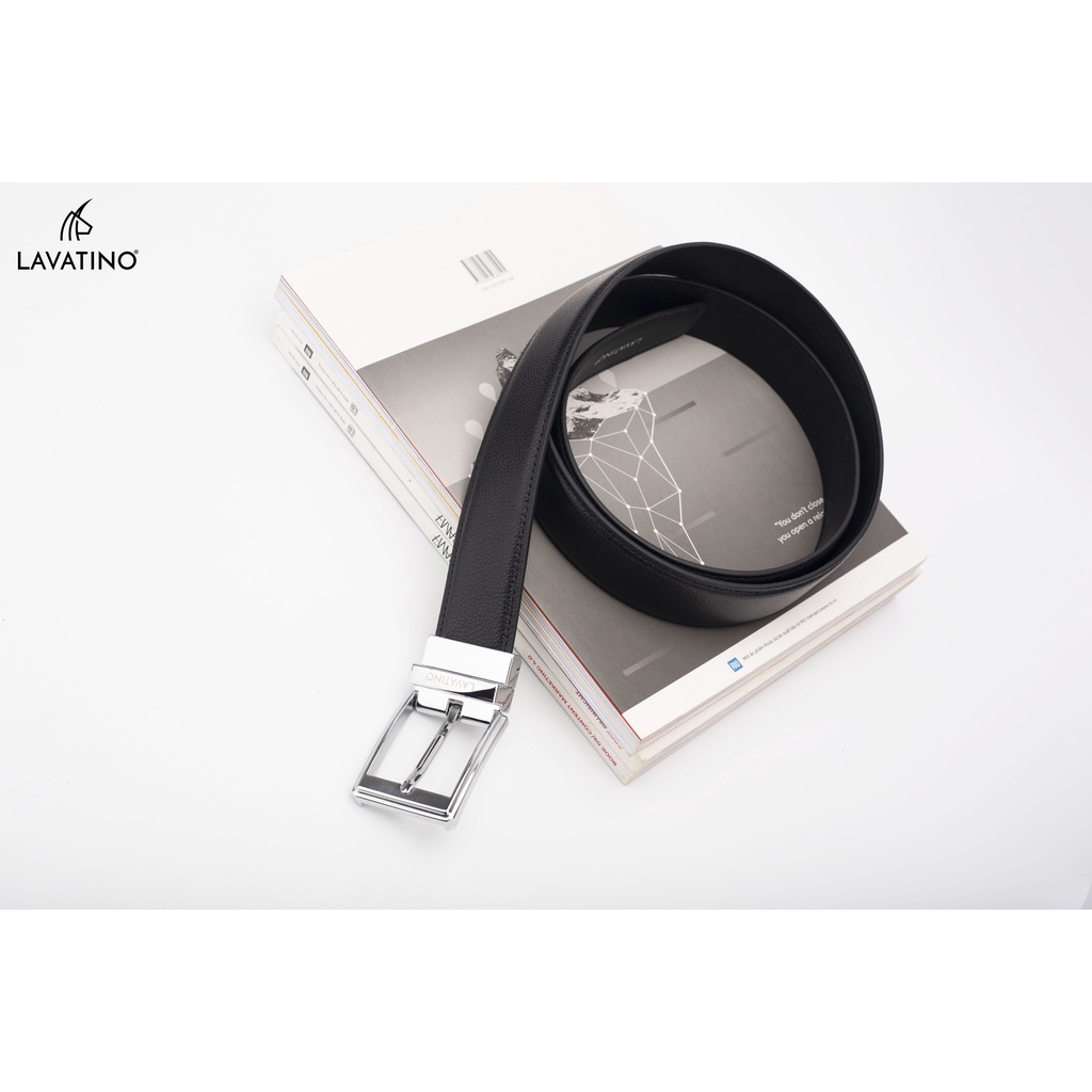 Combo ví da thắt lưng nam chính hãng Lavatino làm quà tặng Bạn Trai, tặng Bố - WB37, MK03-D16