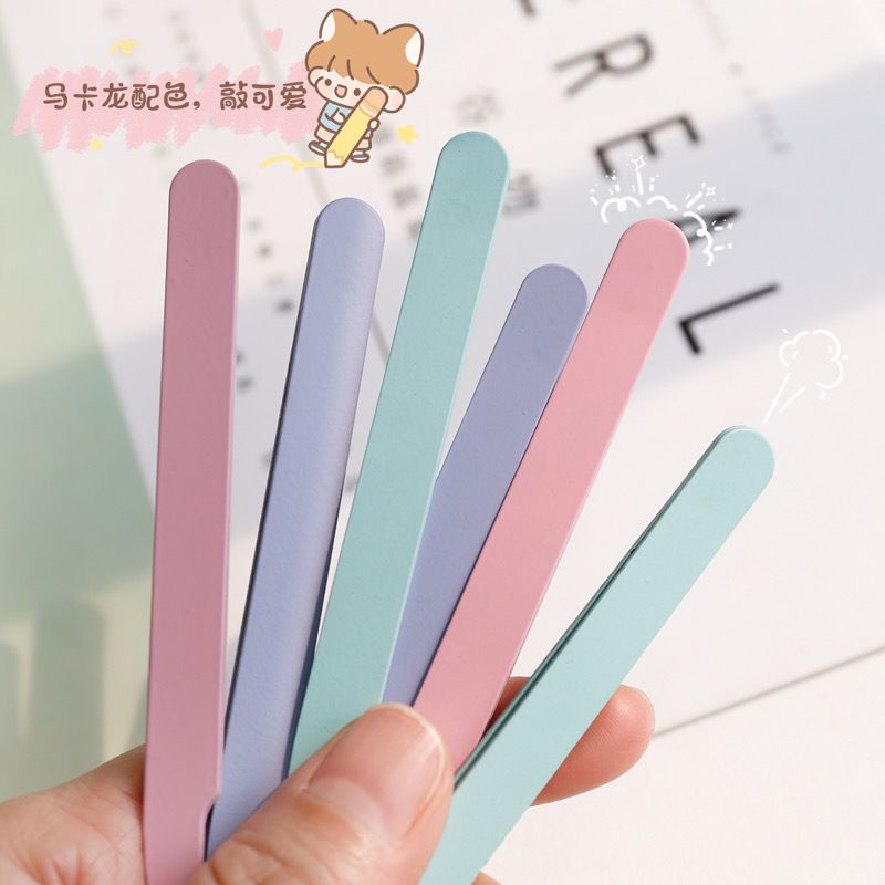 ❤Hàng Có Sẵn❤Nhíp Gắp Sổ Tay Bằng Thép Không Gỉ Nhiều Màu Sắc