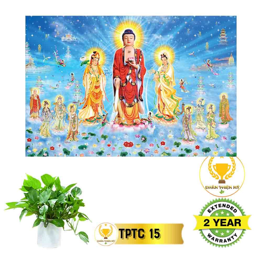 Tranh Tây Phương Thánh Chúng có khung_TPTCK2
