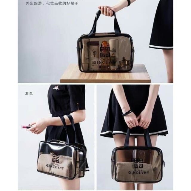 Set 3 túi nhựa trong đựng đồ đa năng loại dầy ( có ảnh chụp thật )