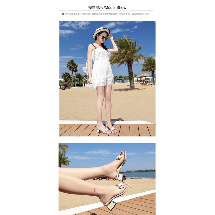 2023 Dép đế nền chất lượng cao thời trang mới