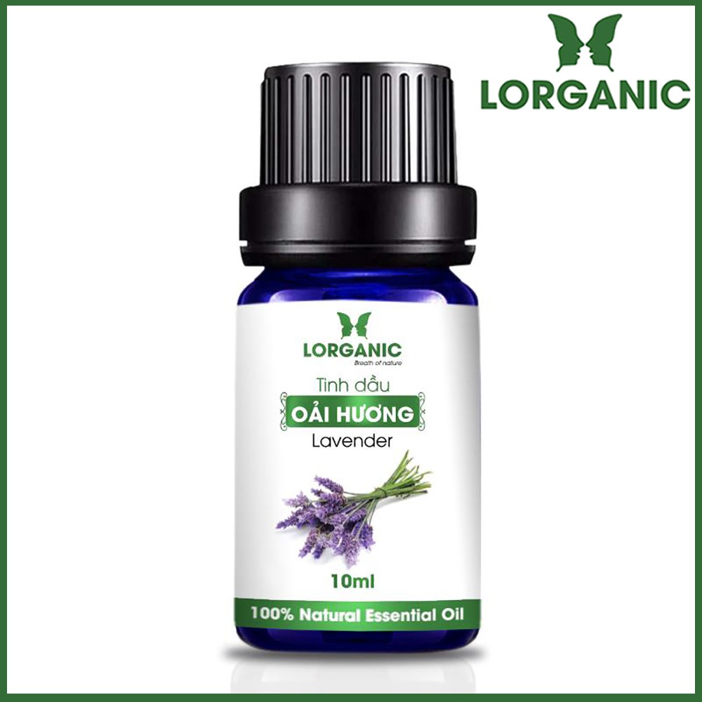 Tinh dầu oải hương nguyên chất Lorganic Lavender 100% Natural Essential Oil 10ml