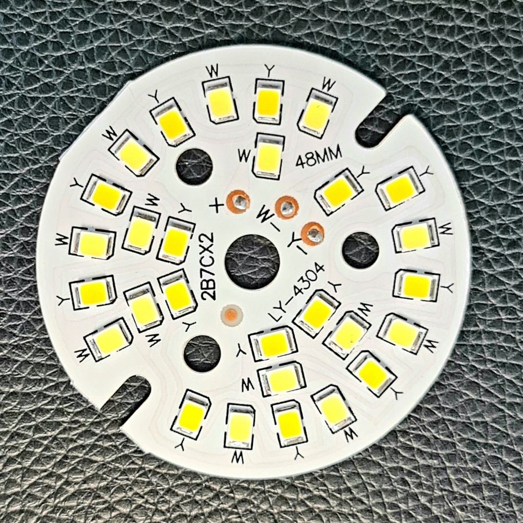 Vỉ led tròng 7W, 9W,12W,16W thay thế cho đèn âm trần 1 màu và 3 chế độ màu