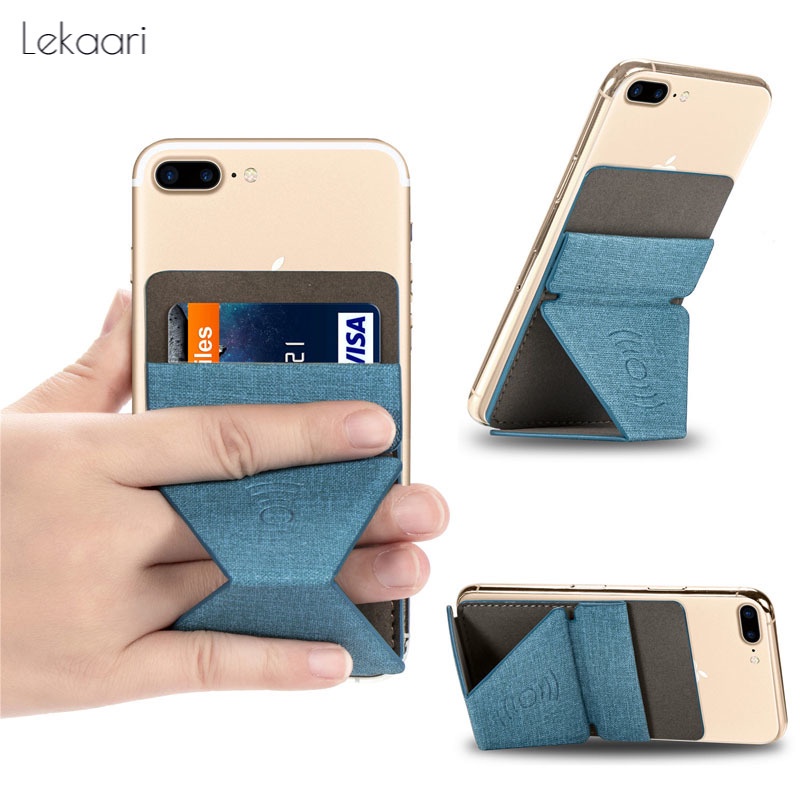 Bao Da Điện Thoại Dạng Ví Nắp Gập Từ Tính Có Ngăn Đựng Thẻ Kiêm Giá Đỡ Cho Xe Hơi