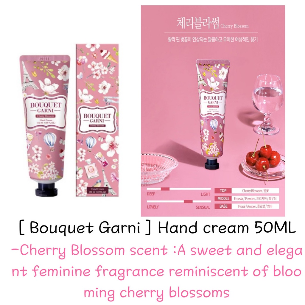 Kem Dưỡng Da Tay Em Bé 50ml Hương Hoa Anh Đào / Hoa Hồng / Hoa Hồng / Ylang Ylang