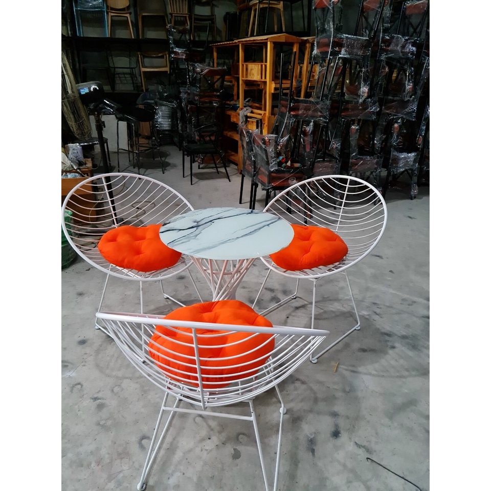 GHẾ NÓN SẮT CÀ PHÊ, BAN CÔNG, GIÁ XƯỞNG