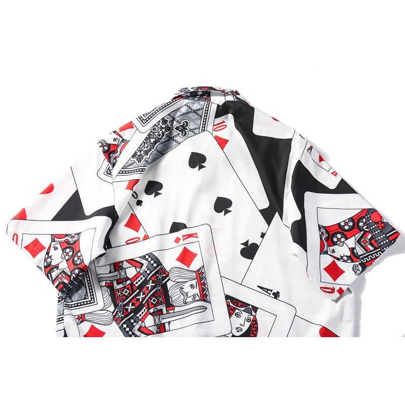 Áo sơ mi tay ngắn in hình thời trang phong cách dành cho nam