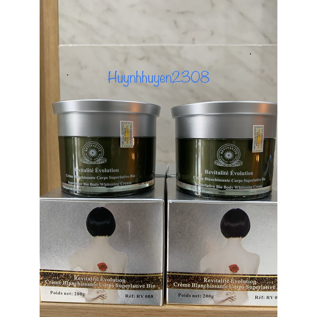 [Hàng Công ty_Hàng Pháp] Kem Dưỡng Sáng Da Toàn Thân Revitalite Body Whitening Cream