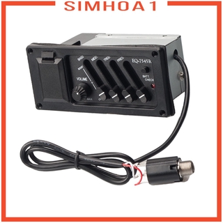 [Simhoa1] Đàn Guitar Dân Gian 545R 4 Băng EQ Equalizer Piezo Pickup Tuner Amplifier Phần