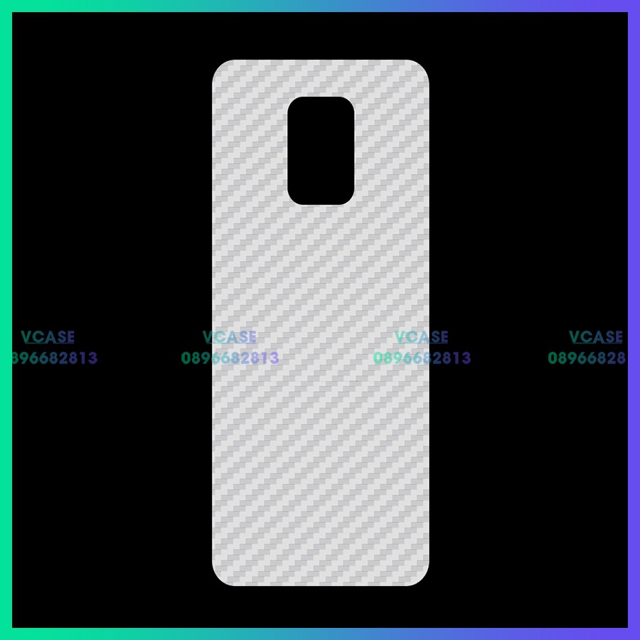 Miếng Dán Lưng Cacbon Dành Cho Xiaomi Redmi Note 9 / Note 9S / Note 9 Pro Max
