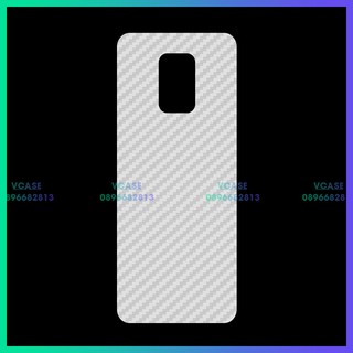 Miếng dán lưng cacbon dành cho xiaomi redmi note 9 / note 9s / note 9 pro max